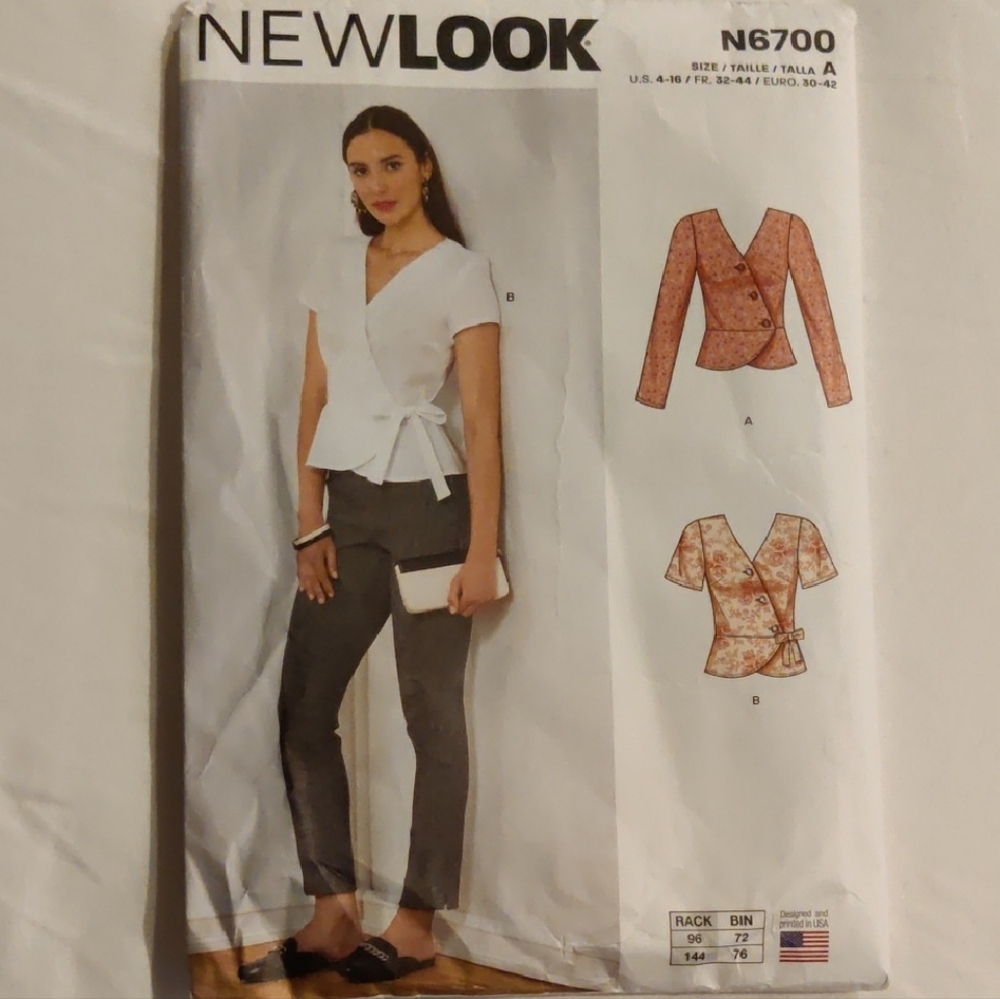 New Look Pattern N6700 - White and Red Designs